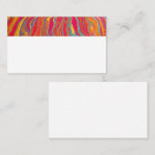 Psychedelische Visitenkarte (Vorne/Hinten)