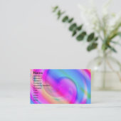 Psychedelische Visitenkarte (Stehend Vorderseite)