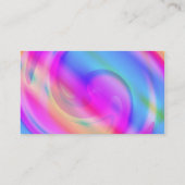 Psychedelische Visitenkarte (Rückseite)