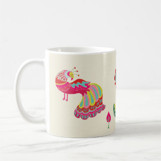 Psychedelische Volksfasan-Kaffee-Tasse Kaffeetasse