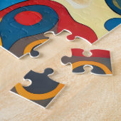 Psychedelische Warme Farben Puzzle (Seite)