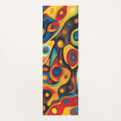 Psychedelische Warme Farben Yogamatte (Vorderseite)
