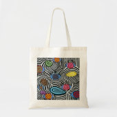 Psychedelische Wave Pattern Tasche - Bold Abstrakt (Vorne)