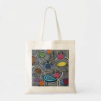 Psychedelische Wave Pattern Tasche - Bold Abstrakt