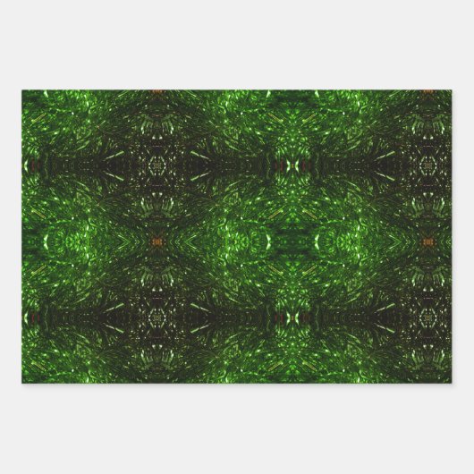 psychedelische Weihnachten Geschenkpapier Set (Vorderseite 3)