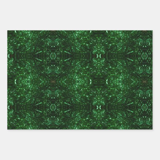 psychedelische Weihnachten Geschenkpapier Set (Vorderseite)