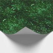 Psychedelische Weihnachtsblätter Geschenkpapier (Ecke)