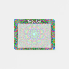 Psychedelische Welt Post-it Klebezettel