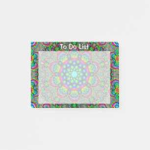 Psychedelische Welt Post-it Klebezettel