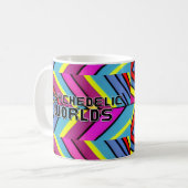 Psychedelische Welten Kaffeetasse (Vorderseite Links)
