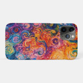 Psychedelische Wirbel Ölgemälde Case-Mate iPhone Hülle (Rückseite (Horizontal))