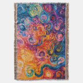 Psychedelische Wirbel Ölgemälde Decke (Vorderseite Vertikal)