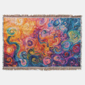 Psychedelische Wirbel Ölgemälde Decke (Vorderseite)