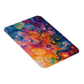Psychedelische Wirbel Ölgemälde Magnet (Rechte Seite)