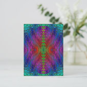 Psychedelische Zeit Warp von SD. Kelley Postkarte (Stehend Vorderseite)