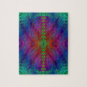 Psychedelische Zeit Warp von SD. Kelley Puzzle