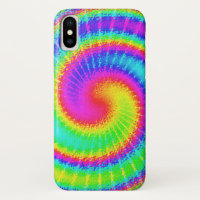 Psychedelischer 70er Retro gefärbte KrawatteHippie