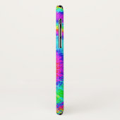 Psychedelischer 70er Retro gefärbte KrawatteHippie Case-Mate iPhone Hülle (Hinten/Links)