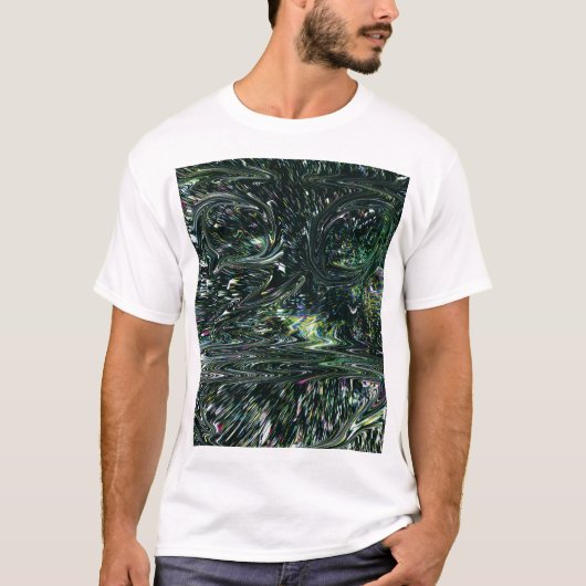Psychedelischer Abstrakter Code1-T - Shirt (Vorderseite)