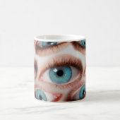 Psychedelischer abstrakter Hintergrund des verzerr Kaffeetasse (Mittel)