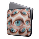 Psychedelischer abstrakter Hintergrund des verzerr Laptopschutzhülle (Vorderseite Links)