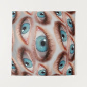 Psychedelischer abstrakter Hintergrund des verzerr Wandteppich (Vorderseite (Horizontal))