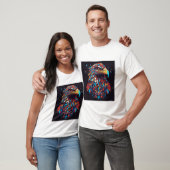 Psychedelischer Adlerblick T-Shirt (Unisex)