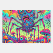 Psychedelischer Albtraum in Candyland Geschenkpapier Set (Vorderseite 3)