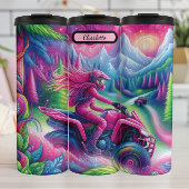 Psychedelischer ATV: Lebhafte Bergfahrt Thermosbecher