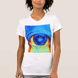 Psychedelischer Augapfel-T - Shirt