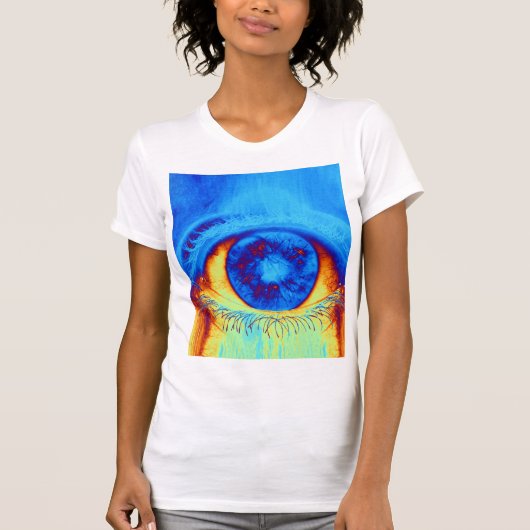 Psychedelischer Augapfel-T - Shirt (Vorderseite)