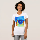 Psychedelischer Augapfel-T - Shirt (Vorne ganz)