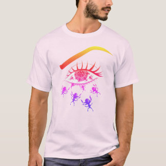 Psychedelischer Augencreepischer Horror T-Shirt