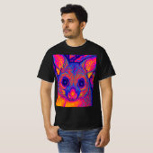 psychedelischer australischer Bushtailed Possum T-Shirt (Vorne ganz)
