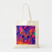 psychedelischer australischer Bushtailed Possum Tragetasche (Vorne)