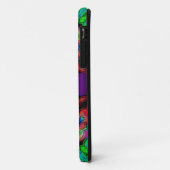 Psychedelischer Batik-Monogramm Fall-Mate™ Case-Mate iPhone Hülle (Hinten/Links)