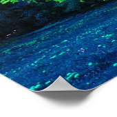 Psychedelischer Baum Poster (Ecke)