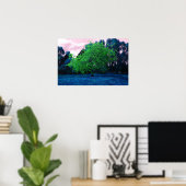 Psychedelischer Baum Poster (Heimbüro)