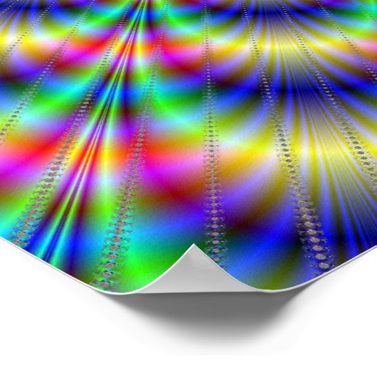 Psychedelischer Beat mit Bug Poster (Ecke)