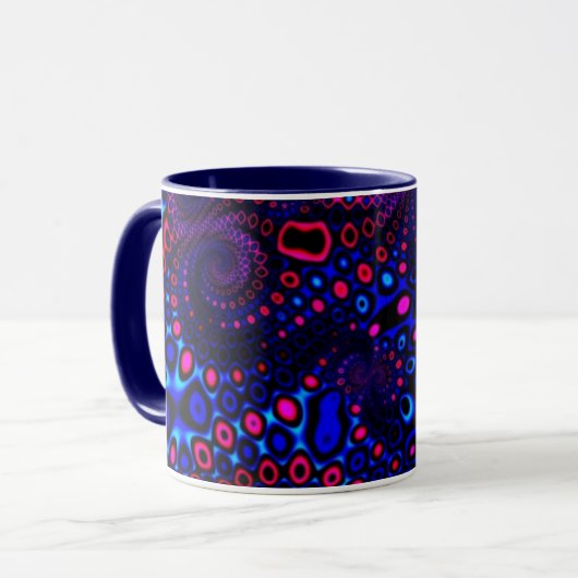 psychedelischer Becher Tasse (Vorderseite Links)
