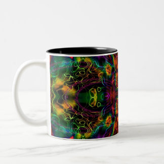 psychedelischer Becher Zweifarbige Tasse