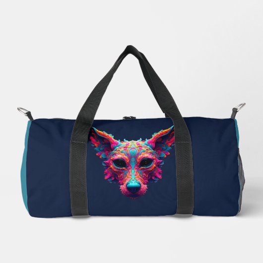 Psychedelischer bester Freund - Hundedesign-T-Shir Duffle Bag (Vorderseite)
