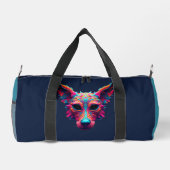 Psychedelischer bester Freund - Hundedesign-T-Shir Duffle Bag (Rückseite)