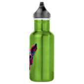 Psychedelischer bester Freund - Hundedesign-T-Shir Edelstahlflasche (Rechts)
