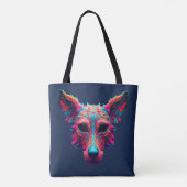 Psychedelischer bester Freund - T-Shirt mit Hunded Tasche (Rückseite)