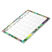 Psychedelischer Blankenkalender Notizblock (angewinkelt)