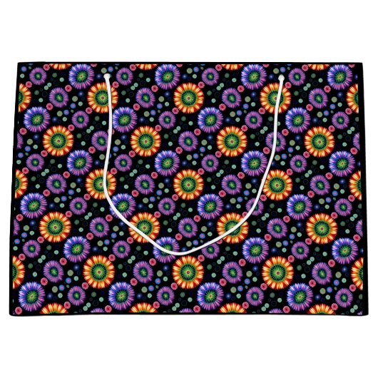 Psychedelischer Burst Große Geschenktüte (Vorderseite)