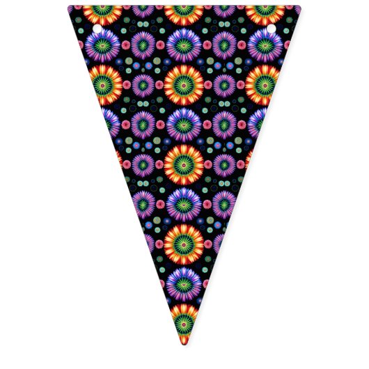 Psychedelischer Burst Wimpelkette (Zweite Fahne)