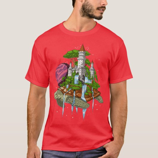 Psychedelischer Cosmicurtle-Freund T-Shirt (Vorderseite)
