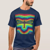 Psychedelischer Dragonfly-T - Shirt (Vorderseite)